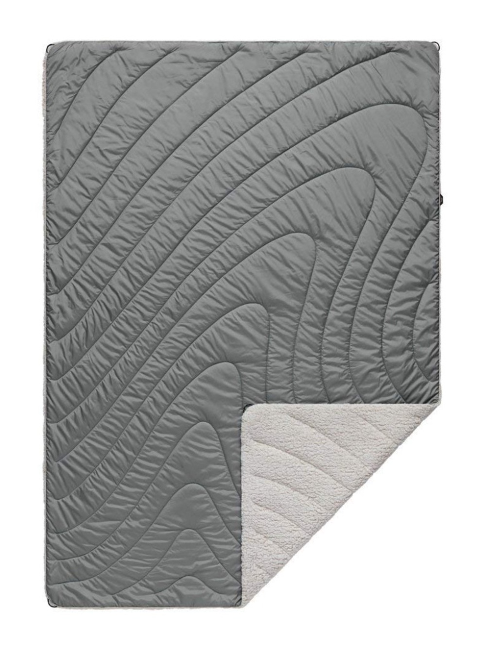 Rumpl Sherpa Puffy Blanket in Stone (One-Person Size)